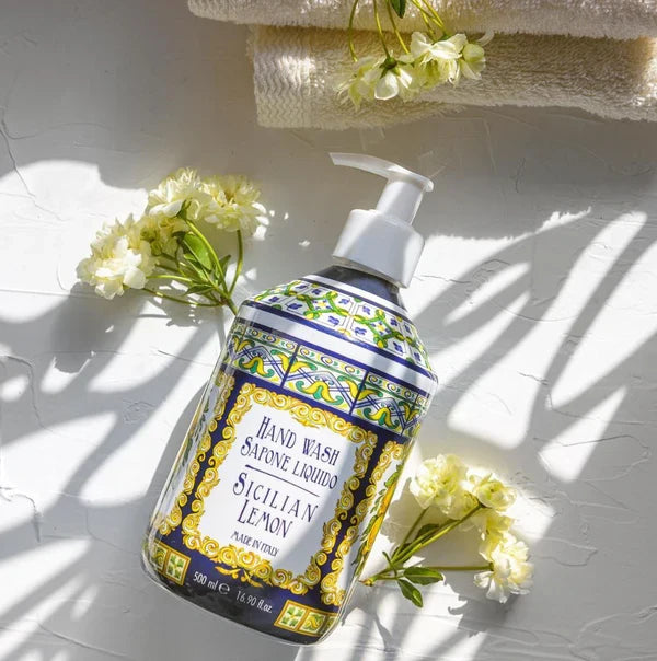 Le Maioliche SICILIAN LEMON Liquid Hand Soap - ClickThatClicks 
