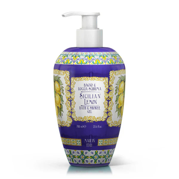 Le Maioliche SICILIAN LEMON Bath & Shower Gel - ClickThatClicks 