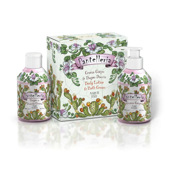 Le Maioliche Art Edition Gift Set: Pantelleria Shower Gel & Body Cream - ClickThatClicks 
