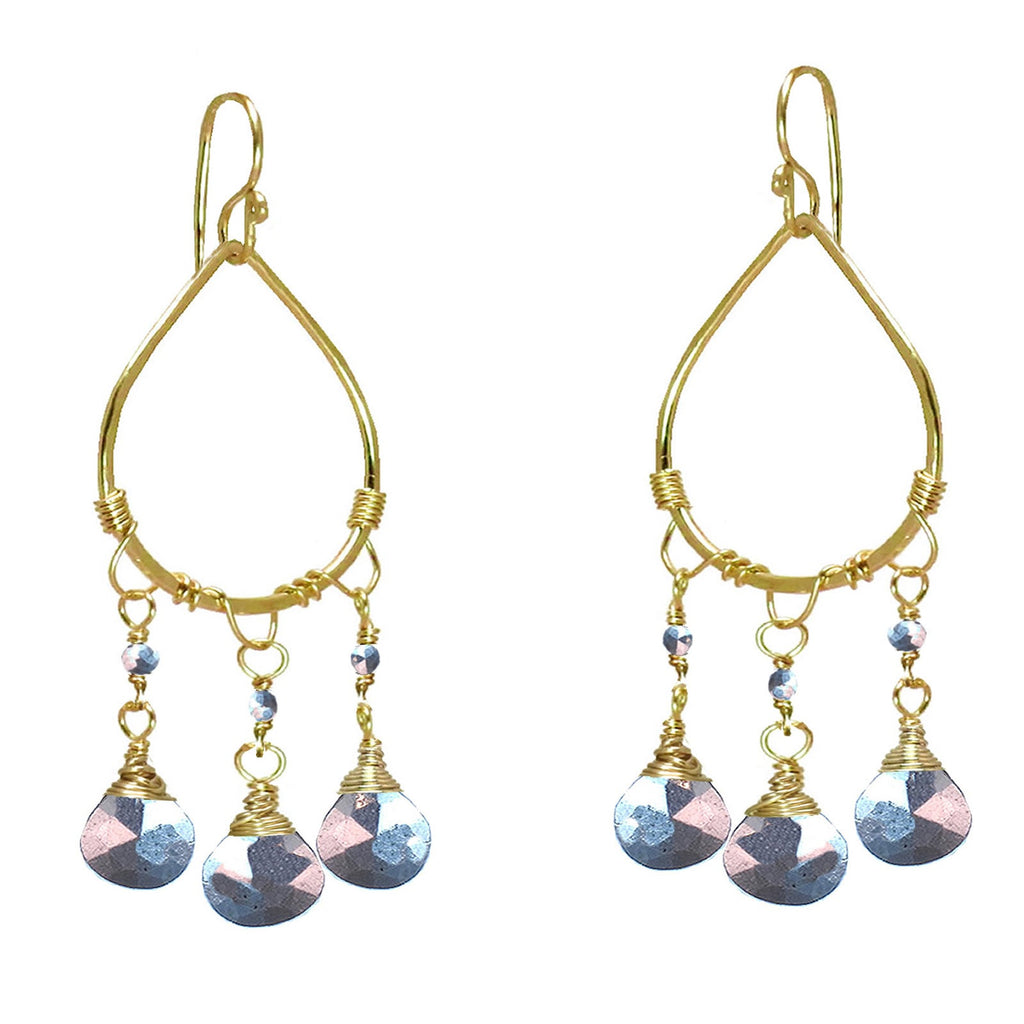 Gold-Plated Hoop Earrings - ClickThatClicks 