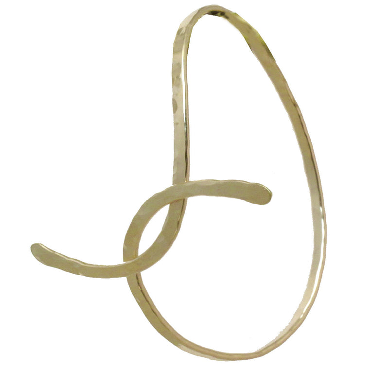 Hammered Heavy Gauge Cuff Bracelet