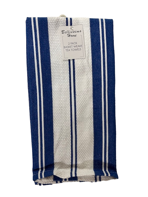 Basket Weave Tea Towel Set - Pack of 12 - ClickThatClicks 