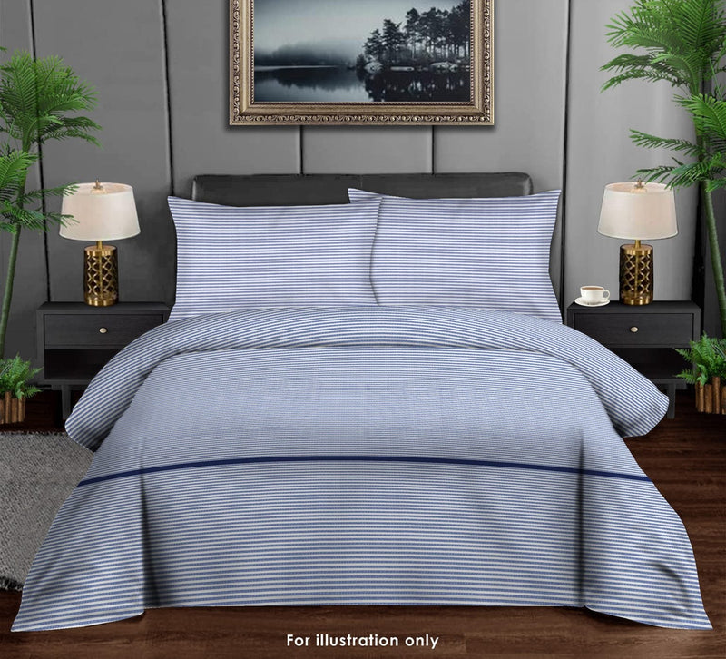 Bellissimo Salcombe Stripe Cotton Rich Duvet Set – Coastal Nautical Bedding