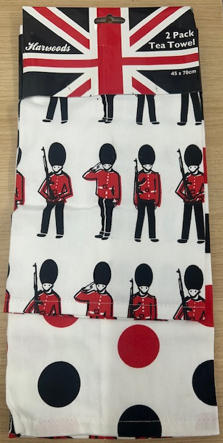Busby Guards Tea Towel Set - Pack of 2 - ClickThatClicks 