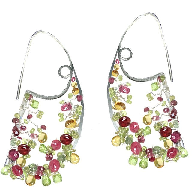 Hammered Scrolly Hoops - ClickThatClicks 