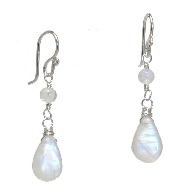 Moonstone Drop Earrings
