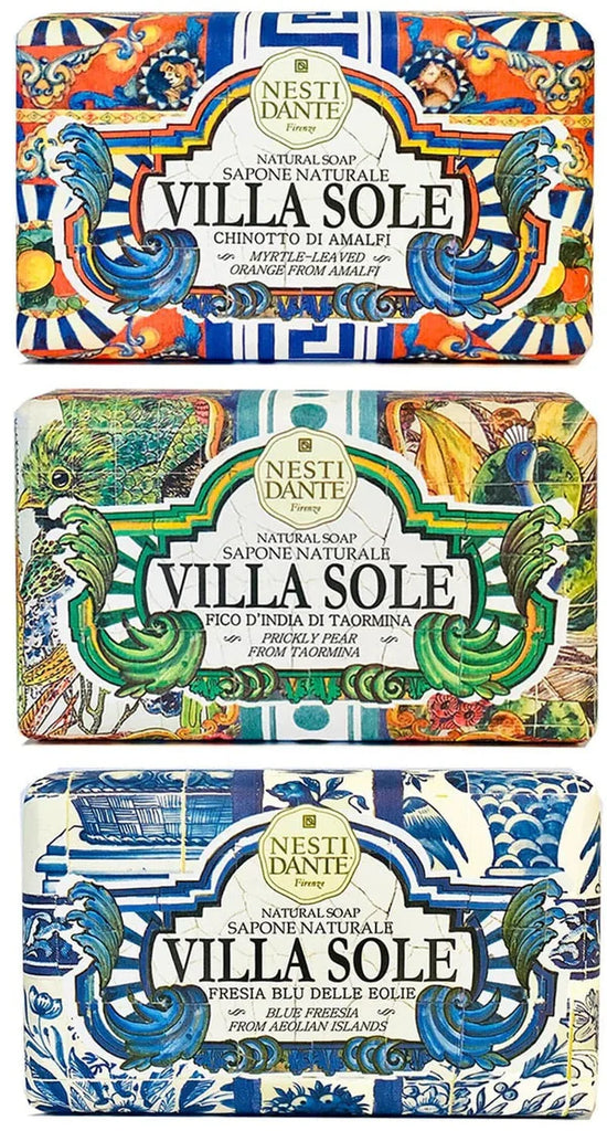 Nesti Dante Villa Sole 3-Pack Soap Collection - ClickThatClicks 