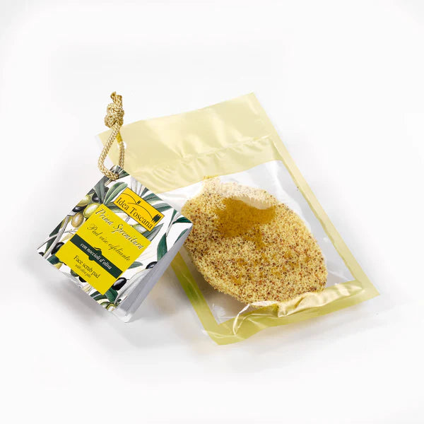 Prima Spremitura Exfoliating Face Pad with Olive Pits - ClickThatClicks 