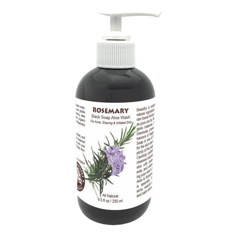 All Natural Black Soap Aloe Wash