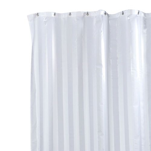 Satin Stripe Shower Curtain - ClickThatClicks 