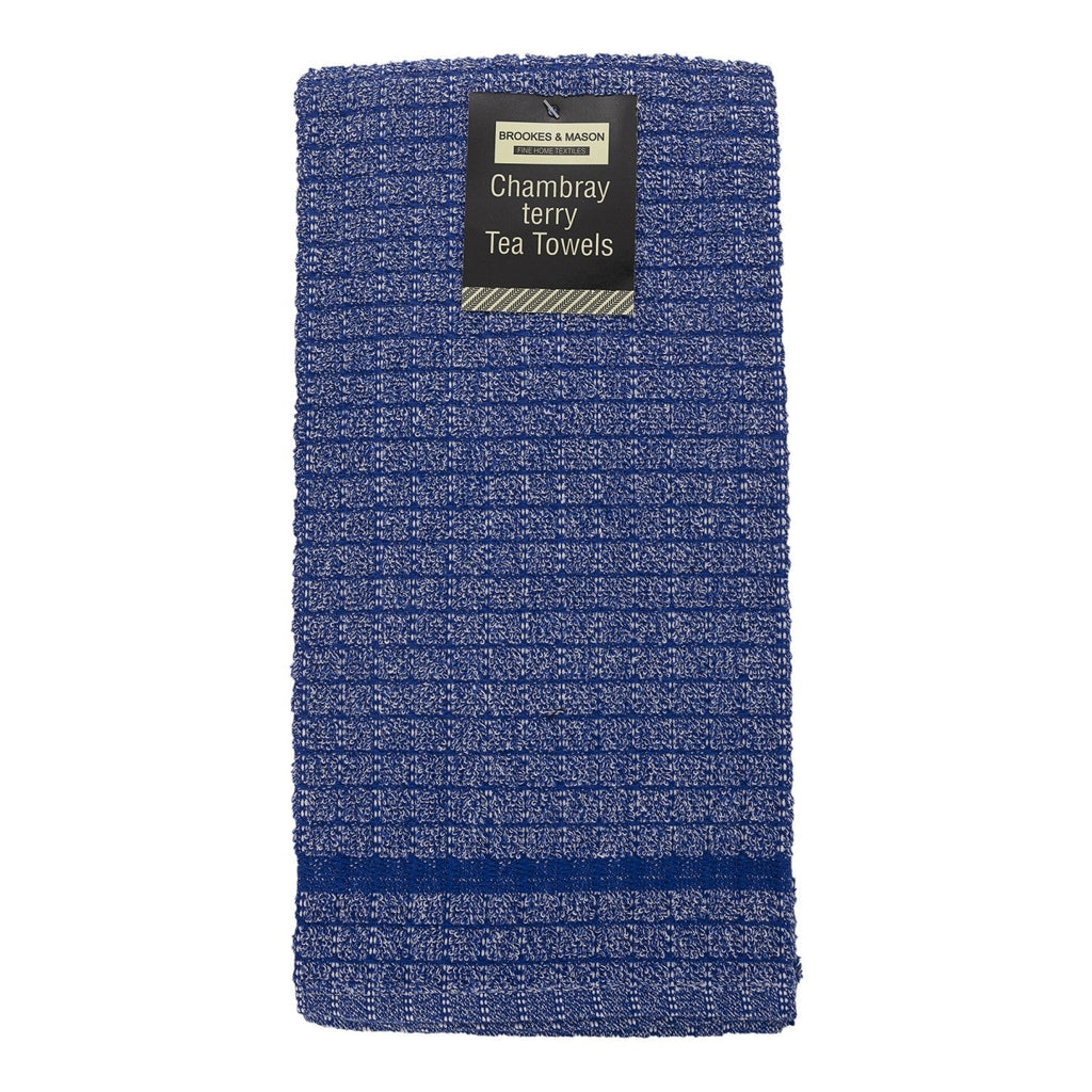 Chambray Terry Tea Towels - Pack of 10 - ClickThatClicks 