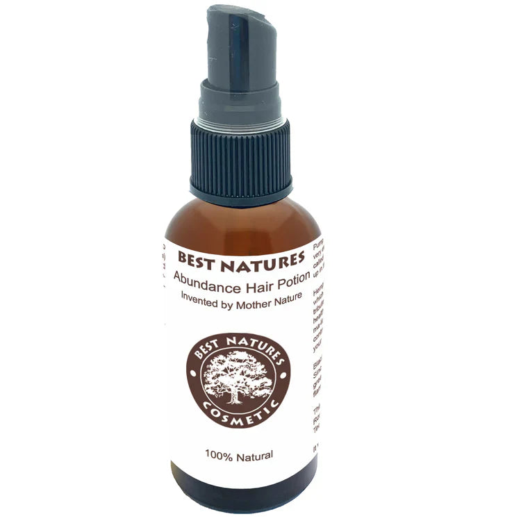 Abundance Hair Potion – 100% Natural Oil Blend for Strong, Beautiful Hair