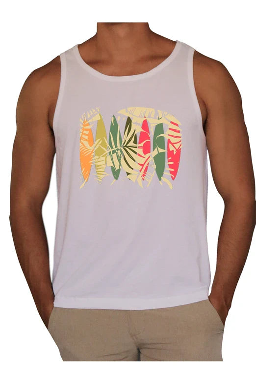 Surf Leaves Tank Top