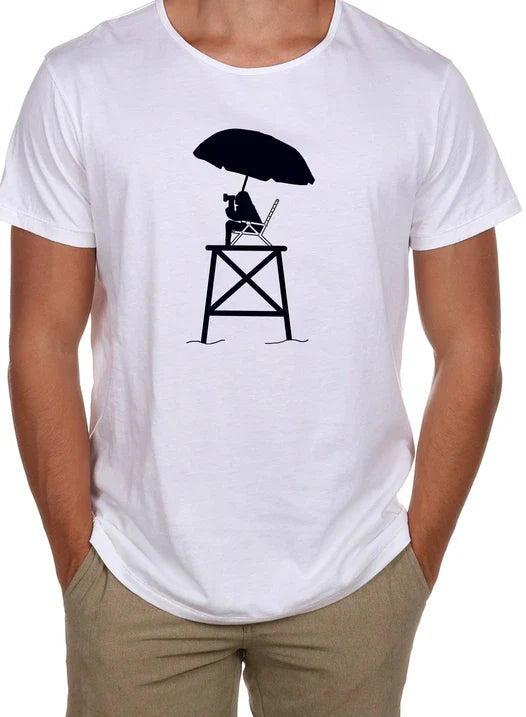 Lifeguard Open Neck Tee