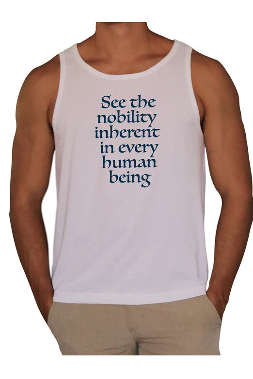 Nobility Tank Top – White
