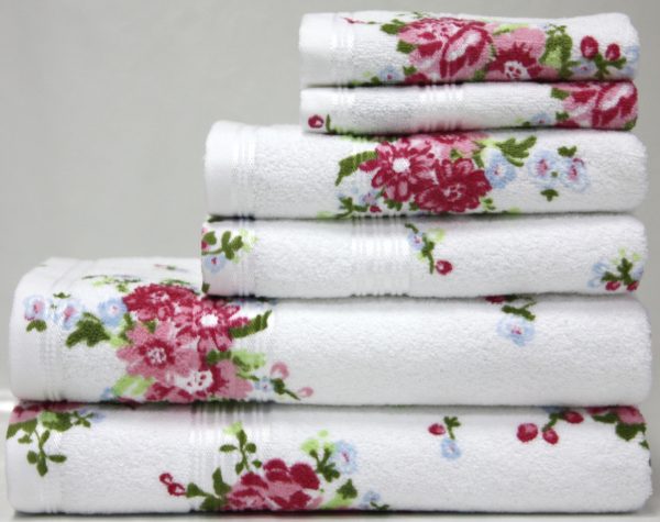 Printed Rose Towel Collection - ClickThatClicks 