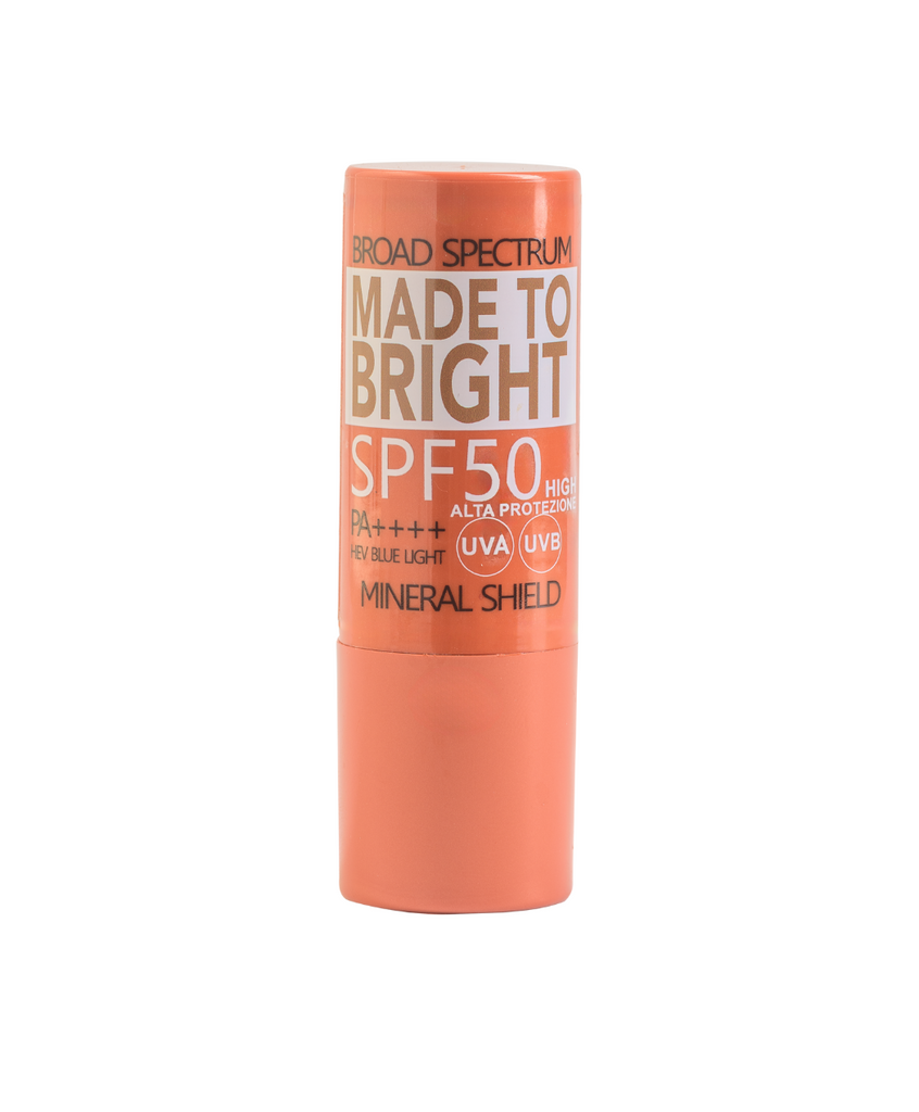 MADE TO BRIGHT SPF50 MINERAL SHIELD STICK - ClickThatClicks 