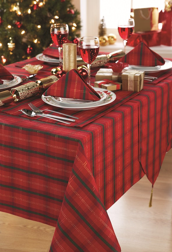 Tartan Festive Tableware Range - ClickThatClicks 